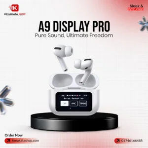 A9 Pro Display Airbuds White