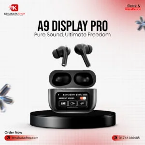 A9 Pro Display Airbuds Black